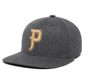 Ligature “P” 3D wool baseball cap