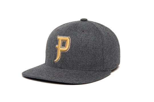 Ligature “P” 3D wool baseball cap