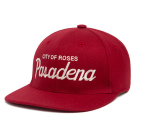 Pasadena II wool baseball cap