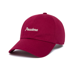 Pasadena Microscript Dad wool baseball cap