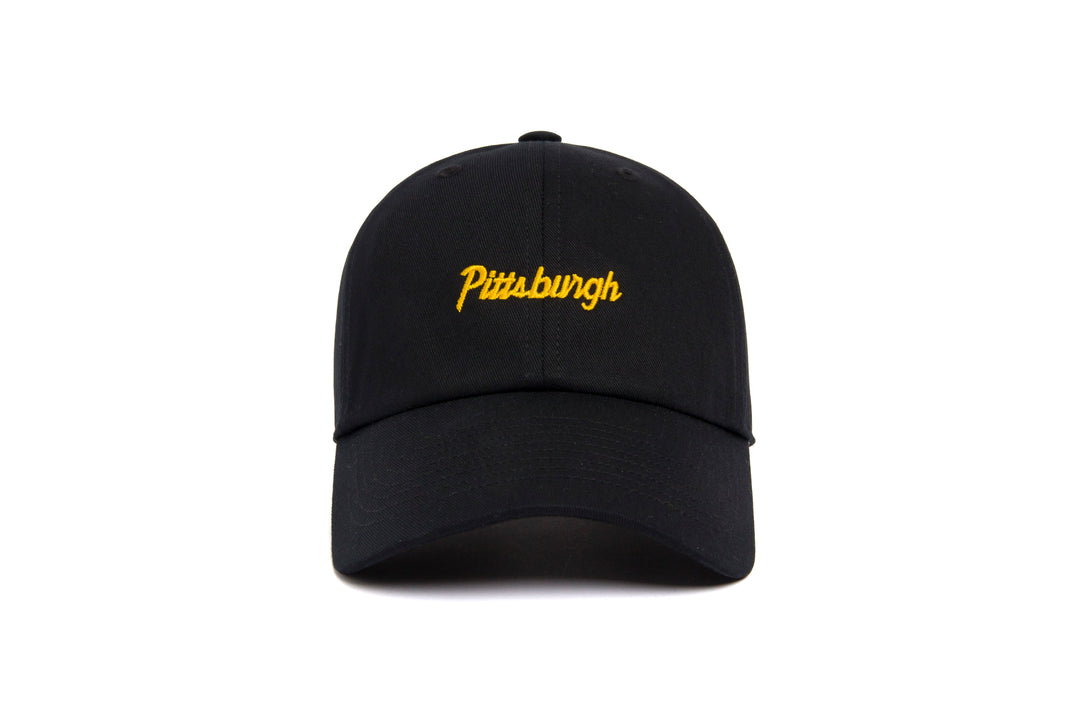 Pittsburgh Microscript Dad wool baseball cap