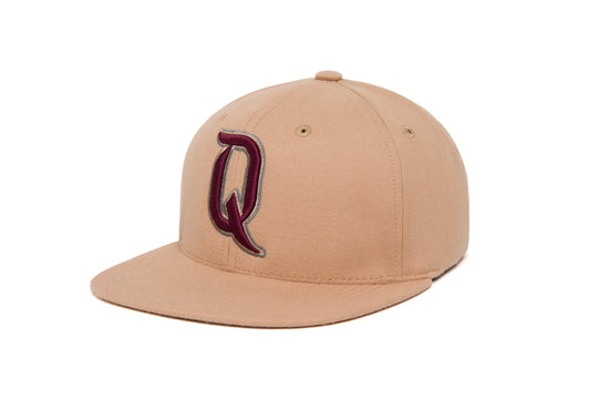 Ligature “Q” 3D wool baseball cap