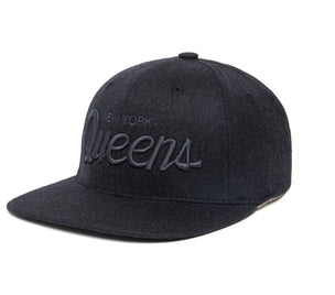 Queens Tonal 3D wool baseball cap