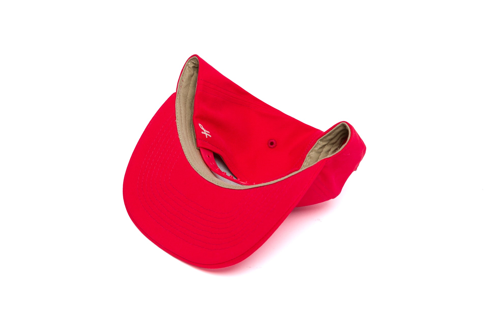 Clean Red Brushed Twill