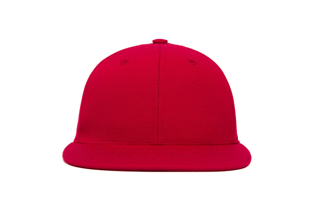 Clean Red Gabardine wool baseball cap