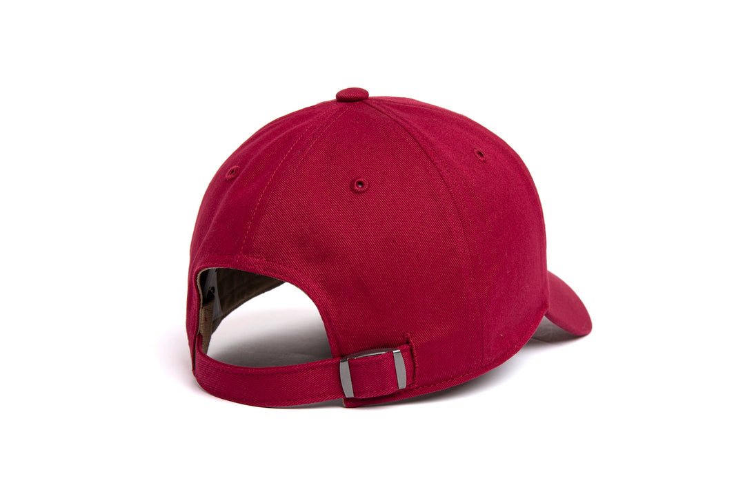 Clean Red Dad Hat wool baseball cap