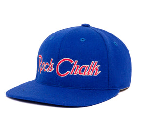 Rock Chalk wool baseball cap