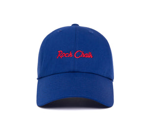 Rock Chalk Microscript Dad wool baseball cap