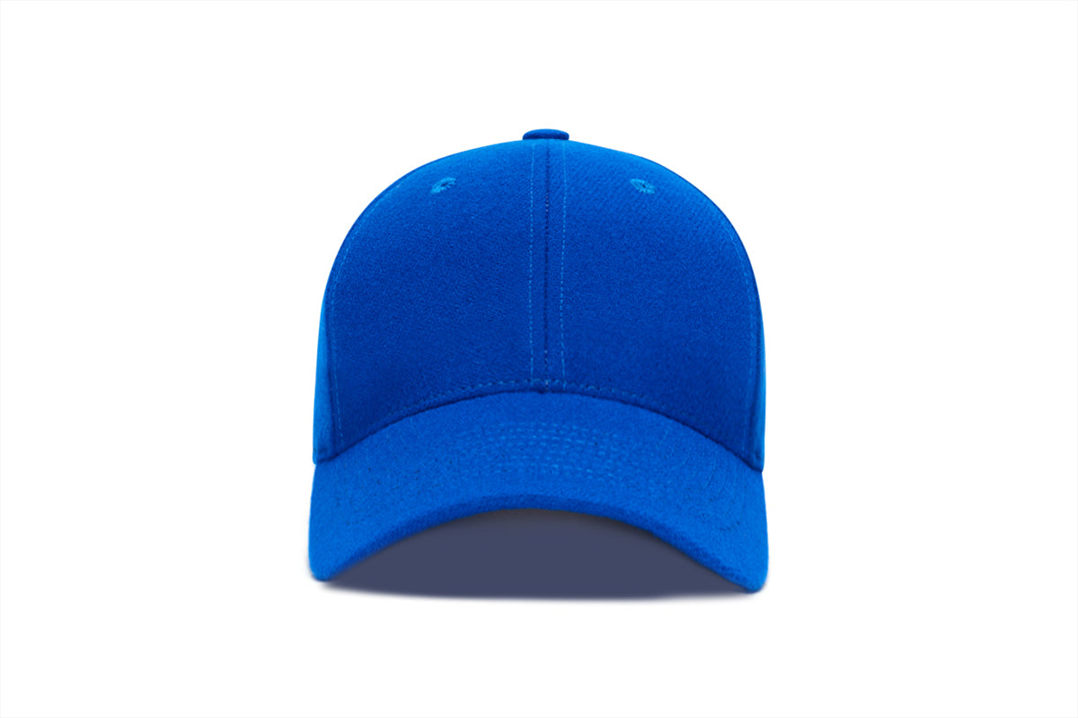 Clean Royal Snapback Curved Wool