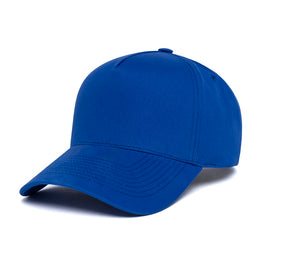 Clean Royal Brushed Twill 5-Panel wool baseball cap