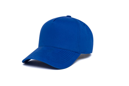 Clean Royal Brushed Twill 5-Panel wool baseball cap