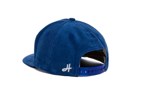 Clean Royal 14-Wale Cord 5-Panel wool baseball cap