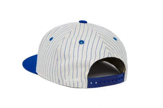 Clean Royal Pinstripe Two Tone Wool wool baseball cap