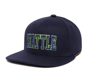 SEATTLE 3D wool baseball cap