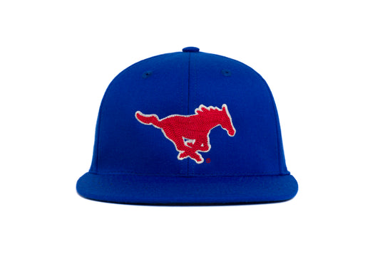 SMU Logo Chain Gabardine wool baseball cap