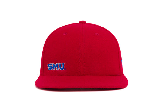 SMU Offset Wordmark Chain Wool wool baseball cap