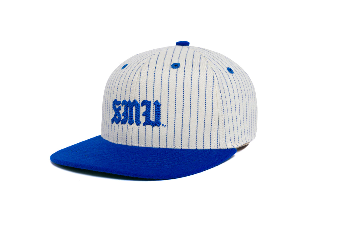 SMU Olde 3D Chain Pinstripe Two Tone wool baseball cap