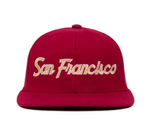 San Francisco wool baseball cap