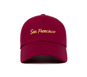 San Francisco Microscript Dad wool baseball cap