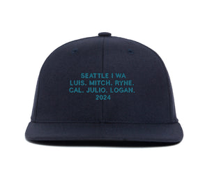 Seattle 2024 Name wool baseball cap