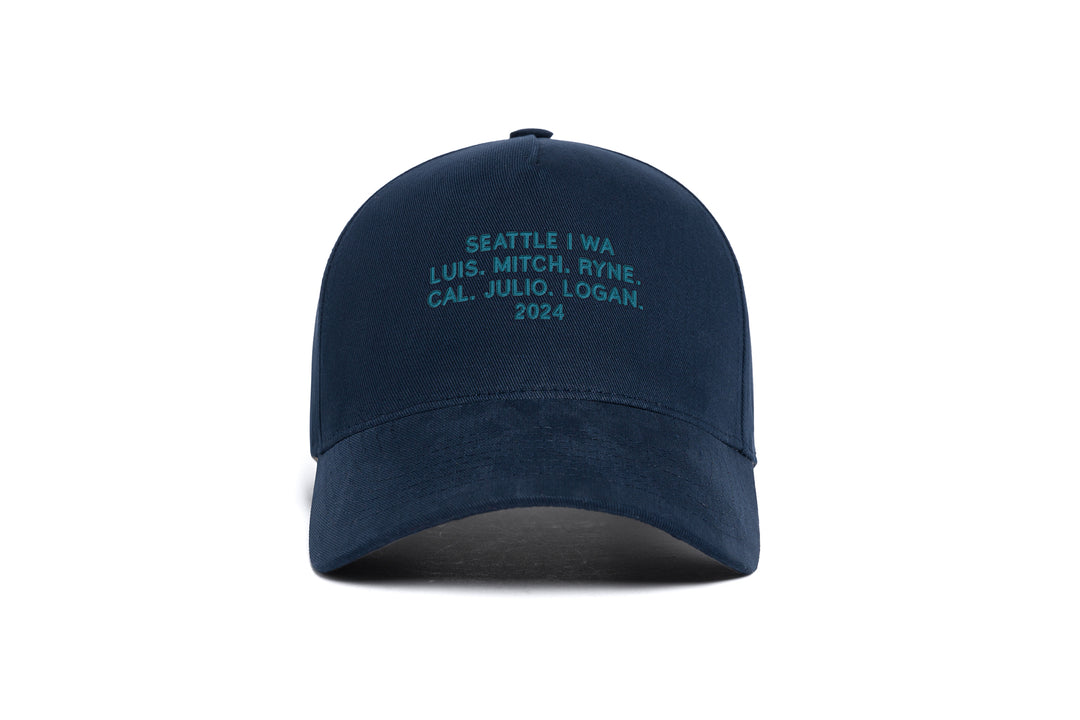 Seattle 2024 Name 5-Panel wool baseball cap