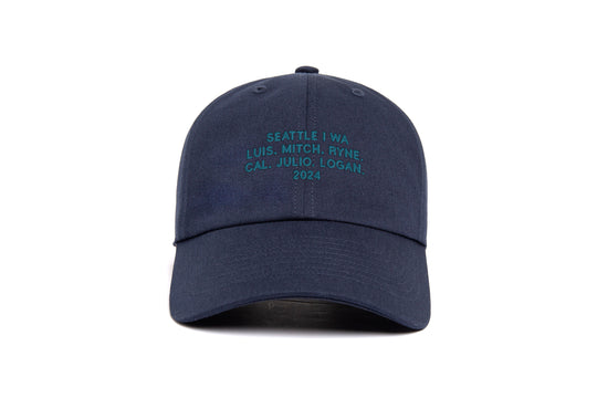 Seattle 2024 Name Dad wool baseball cap