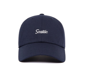 Seattle Microscript Dad wool baseball cap