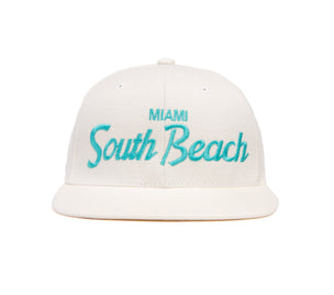 South Beach wool baseball cap