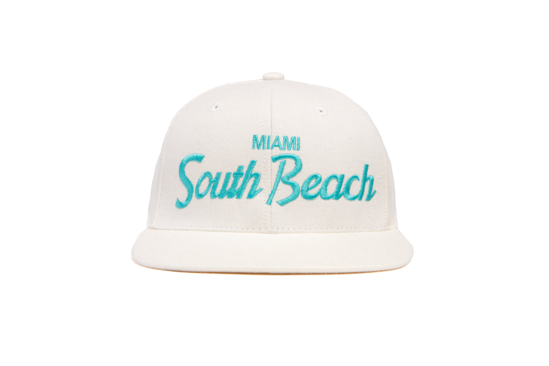 South Beach wool baseball cap