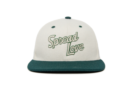 Spread Love 3D Tilt Two Tone wool baseball cap