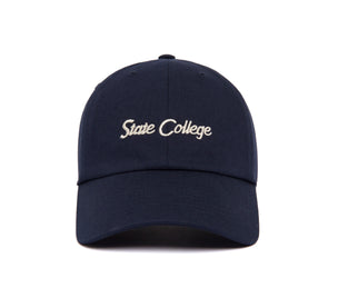 State College Microscript Dad II wool baseball cap