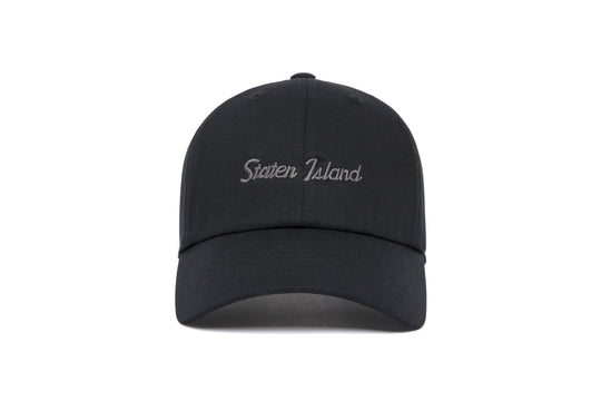 Staten Island Microscript Dad wool baseball cap