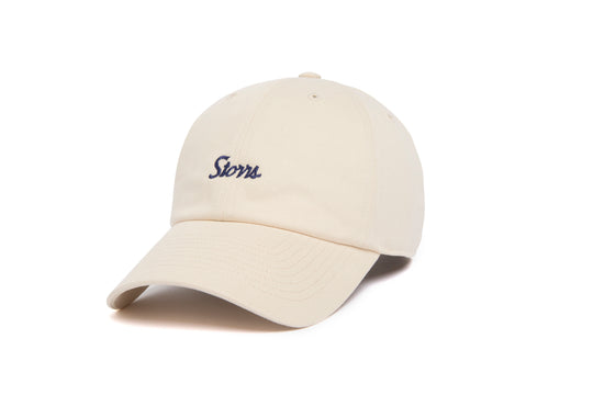 Storrs Microscript Dad II wool baseball cap