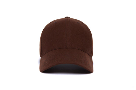 Clean Stout Snapback Curved Wool wool baseball cap