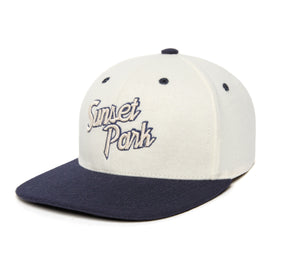 Sunset Park 3D Tilt Two Tone wool baseball cap