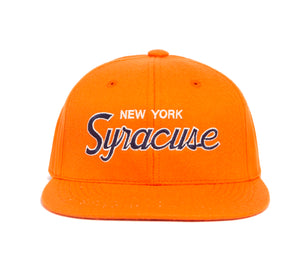 Syracuse wool baseball cap