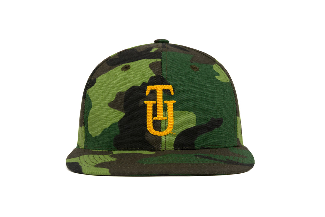 TUSKEGEE Logo 3D Chain Canvas wool baseball cap