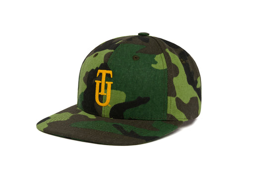 TUSKEGEE Logo 3D Chain Canvas wool baseball cap