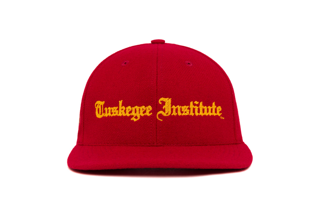 TUSKEGEE Wordmark Chain wool baseball cap