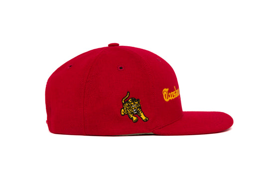 TUSKEGEE Wordmark Chain wool baseball cap