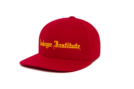 TUSKEGEE Wordmark Chain wool baseball cap