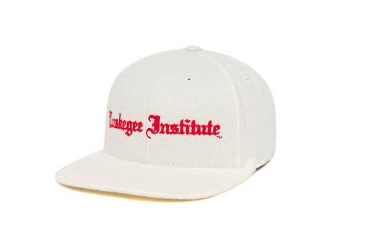 TUSKEGEE Wordmark Chain wool baseball cap