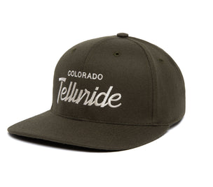 Telluride wool baseball cap