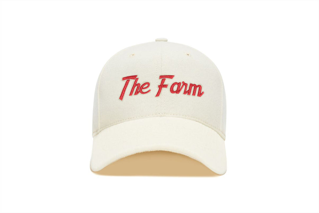 The Farm Chain Snapback Curved wool baseball cap