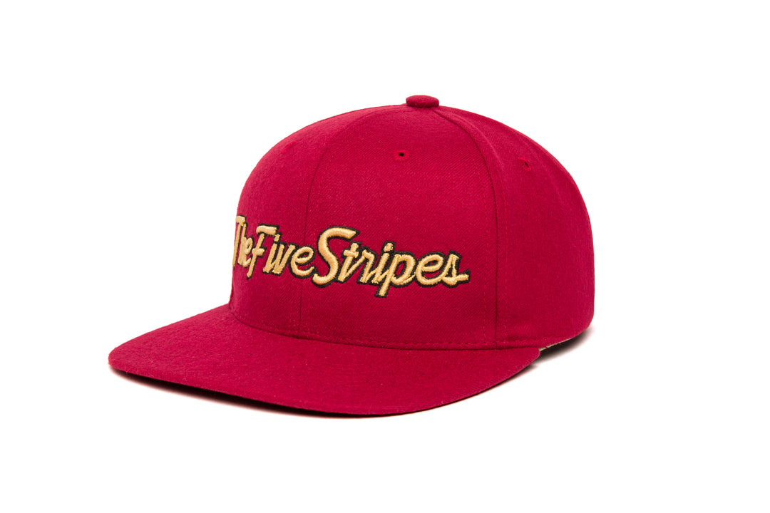 The Five Stripes 3D wool baseball cap