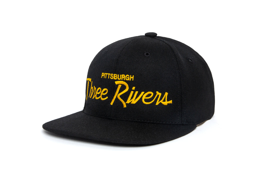 Three Rivers wool baseball cap