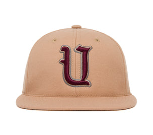 Ligature “U” 3D wool baseball cap