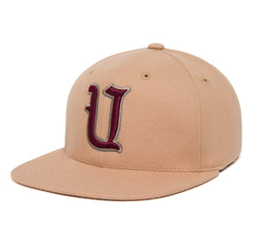 Ligature “U” 3D wool baseball cap