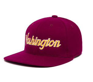 Washington wool baseball cap