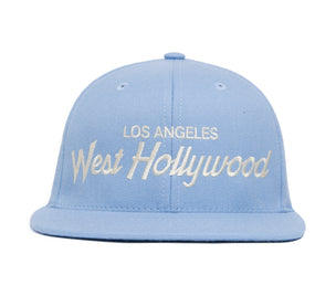 West Hollywood wool baseball cap